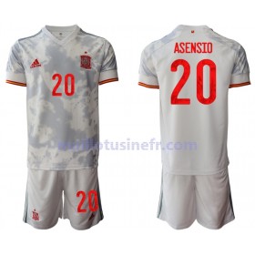 Maillot de Foot Espagne Marco Asensio 20 Extérieur UEFA EURO 2020 - Enfant